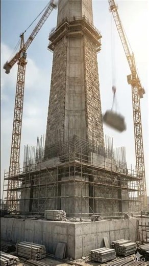 The Ultimate Construction Glow Up! 🌟 From Dirt to Landmark 🏗️ #Shorts