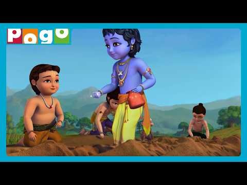 Khet Mein Ugne Lage Chamkile Moti!🪷✨| Little Krishna in Hindi🦚| Kids Cartoon | @PogoChannel