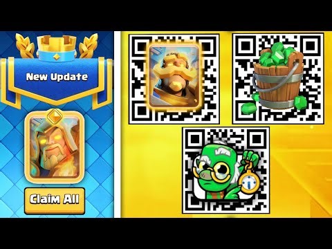 EVERY WORKING QR CODE GIFT REWARDS FOR EVERYONE IN CLASH ROYALE!