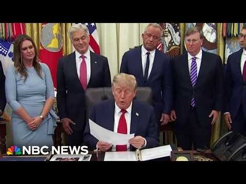 Trump bans CNN, MS NOW, Politico from White House