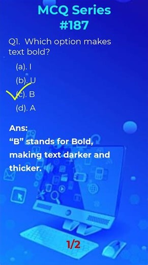 Computer MCQs 187 with Answers | Computer GK for Competitive Exams #computertips #windows #computer