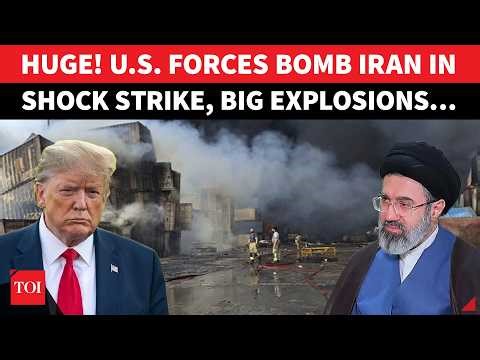BREAKING: US Military 'BOMBARDS' Iran’s Bandar Abbas, Qeshm Port In SURPRISE ATTACK | Watch