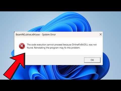 Fix “The Code Execution Cannot Proceed Because onlinefix64.dll Was Not Found” Error