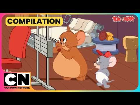 Jerry's Fitness Challenge!🏋️| Tom and Jerry😺🐭| Cat and the Mouse Cartoon😁|@cnindia ​