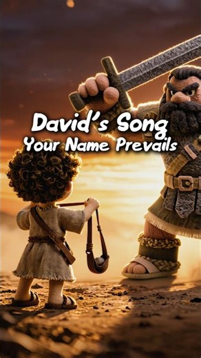 David Faced Goliath - But the Battle Belonged to the Lord