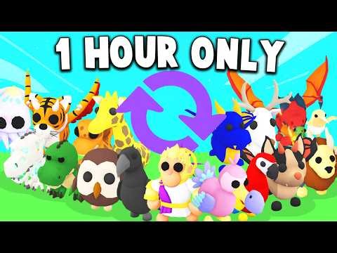 Can I Get 20 LEGENDARY PETS in 1 Hour? (Adopt Me)