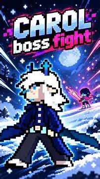 DELTARUNE Carol Boss Fight #deltarune #deltarunechapter7 #undertale