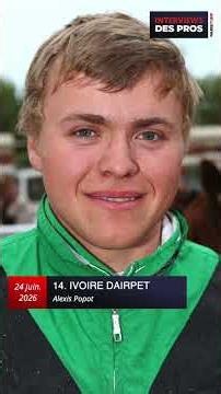 ALEXIS POPOT | DRIVER DE IVOIRE DAIRPET | QUINTE DU MERCREDI 24 JUIN A CHERBOURG