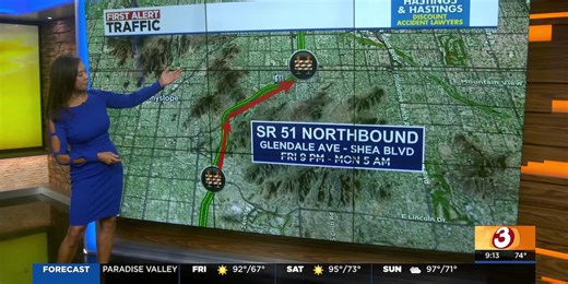Multiple Phoenix-area freeways to be restricted this weekend