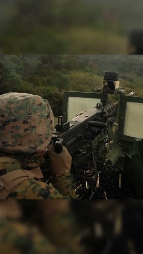 on target, Repeat! ... Machine Gun Training #shorts #military