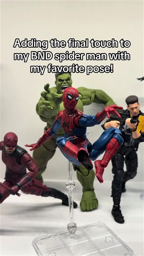BND Spider-Man final headsculpt and pose