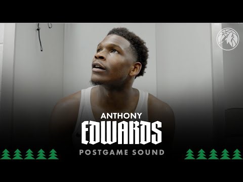 “We’ve Just Gotta Play Together.” | Anthony Edwards Postgame Sound | 1.3.25