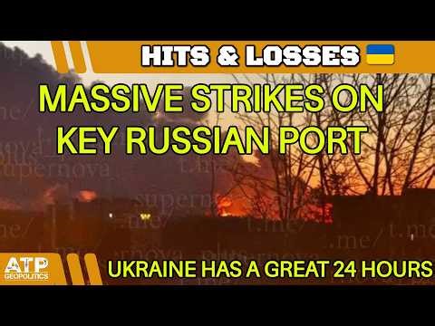 Huge Ukrainian Strikes on Key Russian Port! More Eqt. Destruction | Ukraine War News Update 20260323