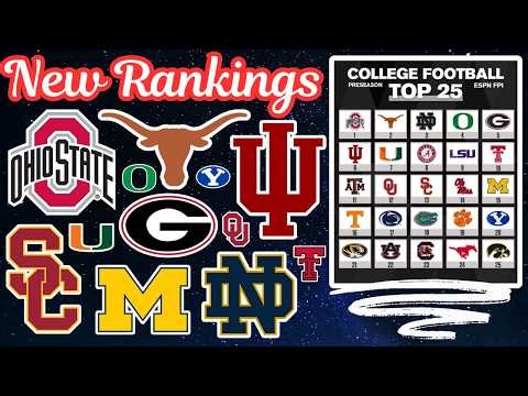 College Football ESPN Preseason 2026 FPI Rankings *RELEASED*