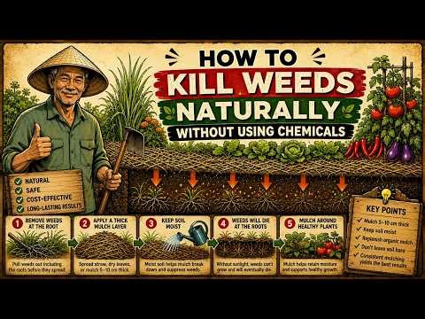 How to Kill Weeds Naturally Without Chemicals – The Free Seed Method That Works Fast