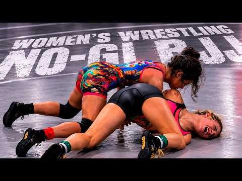 Girls Wrestling BJJ – Submission Finishes: Head Triangle, Rear-Naked Choke Highlights