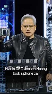 Nvidia CEO Puts Trump on Phone While Downplaying AI Risks
