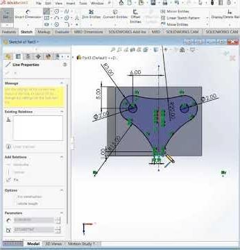 Mechanical Part Modeling in SolidWorks | CAD Practice Exercise 1