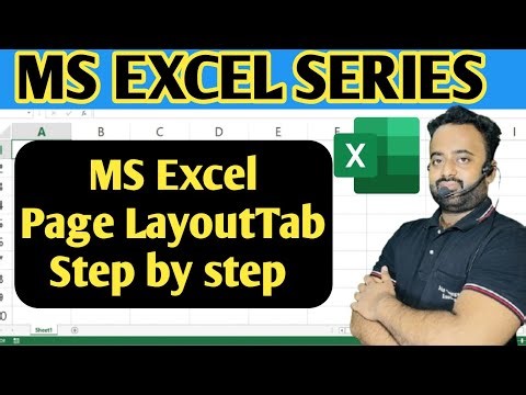 MS Excel Page Layout Tab Explained Step by Step | Excel Page Setup Full Tutorial Hindi