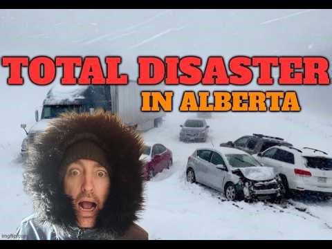 Hundreds STRANDED As Spring SNOWSTORM Rampages Western Canada!!