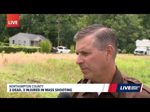 Northampton sheriff talks about shooting that left two dead, three injured