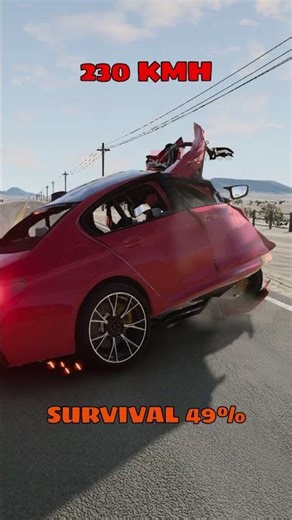 Bump 300 kmh 💀 Brutal Highway Crash Test in BeamNG.drive | Ultimate Realism!