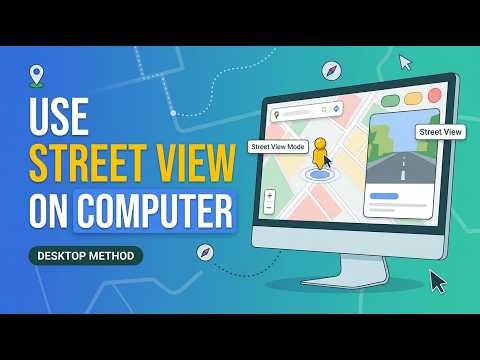 💻 How to Use Google Maps Street View on Computer | 🌐 Explore 360° View on PC