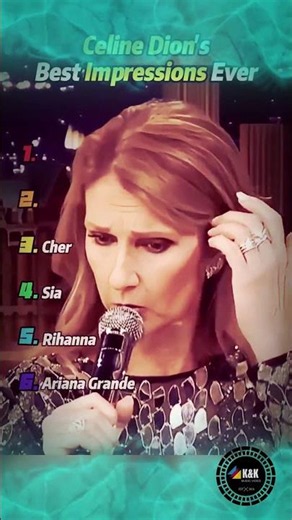 The Best Celine Dion Impression Ever? 🤯🎤 #celinedion