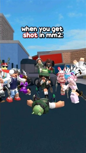 WHEN YOU GET SHOT IN MM2 😡