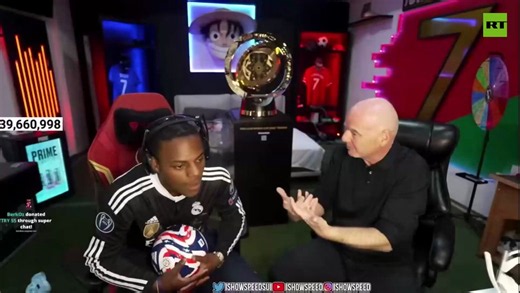 5-10 years America’s #1 sport is gonna be FOOTBALL [soccer] — Ishowspeed to FIFA president Gianni Infantino
