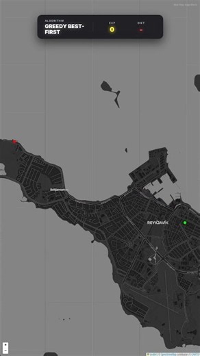 A* Storm-Trail Navigation in Reykjavik