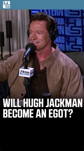 Howard Stern Show on Instagram: "Hugh Jackman is an Oscar away from EGOT status. Will “Song Sung Blue” help him complete the set? Stream his full #SternShow interview now on @siriusxm!"
