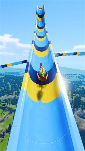This Water Slide Is Totally Abnormal 💦😭😱 (Planet Coaster 2)