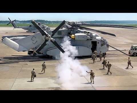 How Skilled Marines Start & Fly US Largest Military Helicopter Ever Built