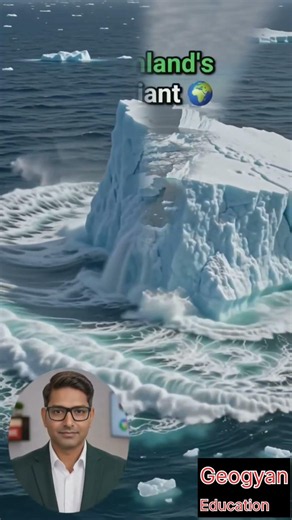 How Can A Glacier Move Faster Than A Human Can Walk? ❄️🌍 #Jakobshavn #Greenland #Glacier
