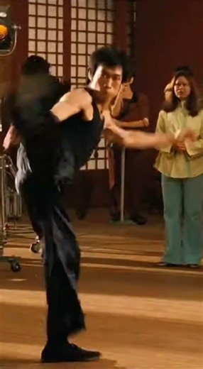 Bruce Lee Explosive Kicks on Set | Intense Pressure | Sora AI
