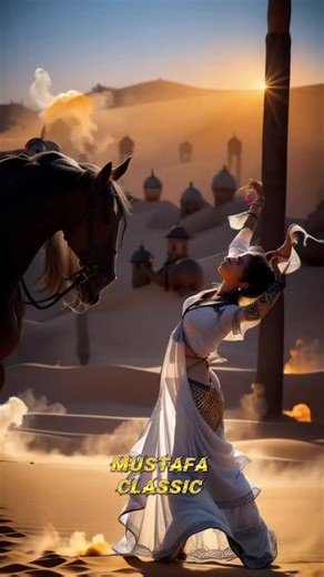 Flamenco soul meets Arabian legend 🐎🔥 When Andalusian rhythm dances with the thunder of Arabian horses across golden desert sands… this is not just art, it’s heritage in motion. A fusion of passion, power, and mystery — where fire steps echo through the dunes and freedom runs wild. ✨ Watch till the end ❤️ Feel the rhythm 🔁 Save & share the magic #Flamenco #ArabianHorses #DesertArt #CinematicFusion #CulturalFantasy