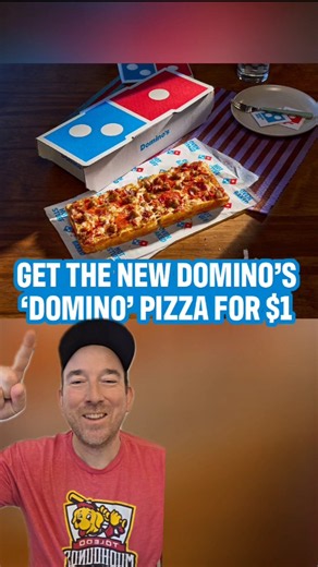 Get a Domino's Pizza for Just $1 This Week! 🍕🔥 #dominos #Pizza