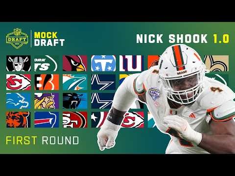 Nick Shook's Full 2026 NFL Mock Draft 1.0 | Mock Draft Live
