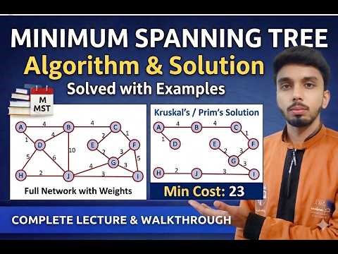 Minimum Spanning Tree (MST) Explained | Kruskal’s algorithm | Operations Research