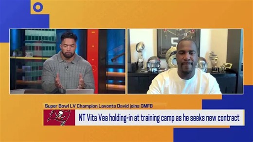 Super Bowl LV Champion Lavonte David joins 'GMFB' to share thoughts on hold-in by Buccaneers NT Vita Vea