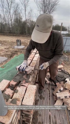 Laying the Top Courses of a Brick Wall