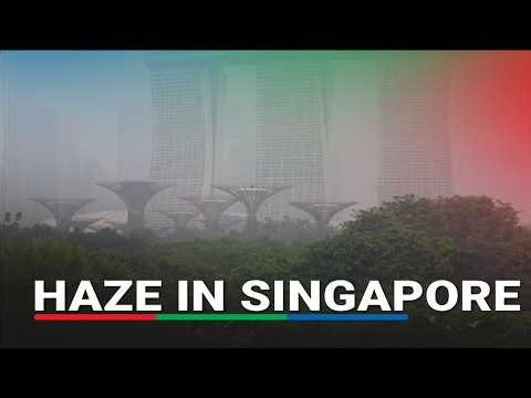Thick haze lingers over Singapore as Indonesia fires rage on