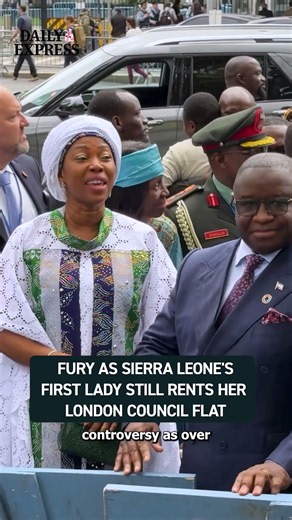 'I’ve committed no crime' Sierra Leone’s First Lady defends keeping her London council flat 🔴