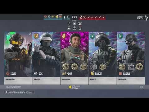 Tom Clancy's Rainbow Six Siege ranked