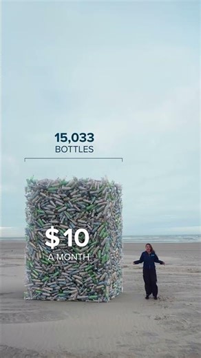 How to remove 6000 bottles from the environment for $10