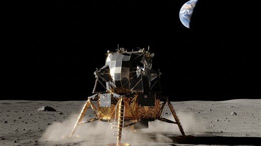 How the eagle defied death and landed on the moon