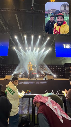I’m at the WWE Riyadh Rumble, sharing my Zone Village experience—and there’s live music on the big stage, an incredible experience! Watch this video and stay tuned for more! #wwe #riyadh | The We Network