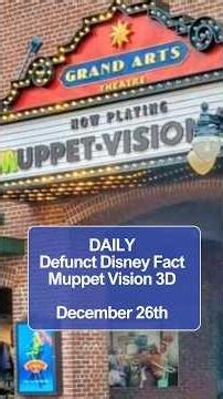 Disney Doesn’t Make Attractions Like This Anymore