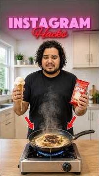 Testing Viral Instagram Hacks 😳 | Bread + Ice Cream = French Toast?
